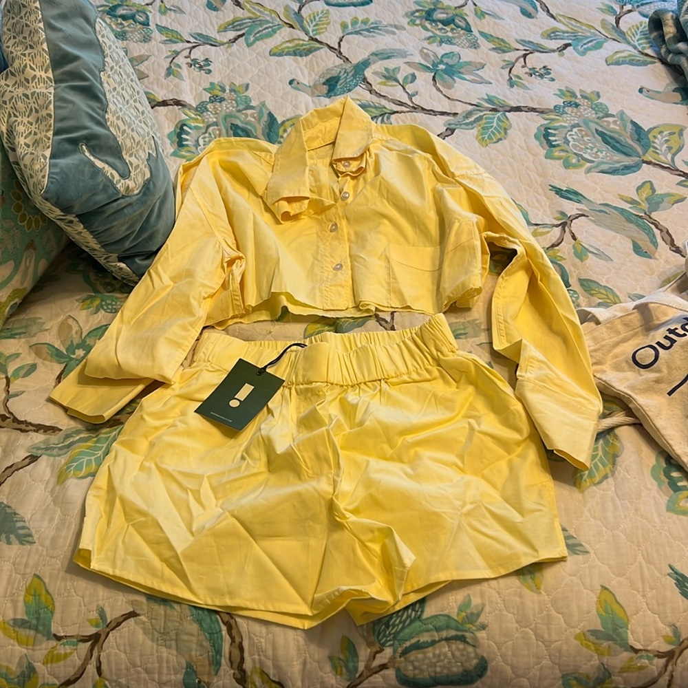 Daily Drills Resort Set Light Yellow Size S